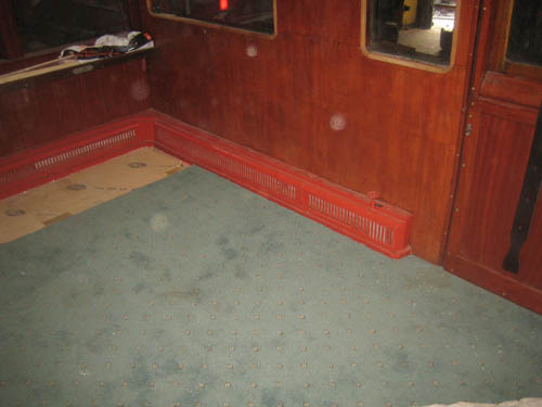 Carpet in east saloon