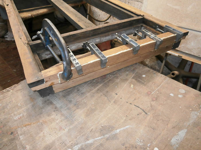 Cargo door under repair