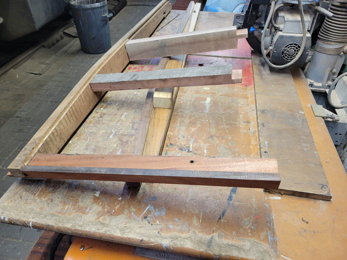 Door 7 framing under construction