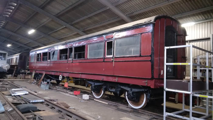 corridor side view